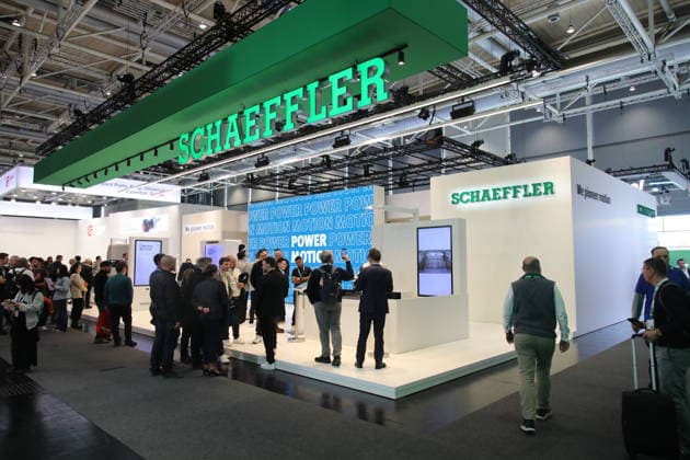 Schaeffler exhibition stand, at the Hanover Fair 2026 Hanover, 22 04 2026 Copyright: xAgenturxMatthiasxWehnertx xM.xGränzdörferx