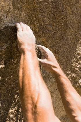 Hands and Arms Climbing Rock model released Symbolfoto Copyright: xmoodboardx Panthermedia66864760.jpg