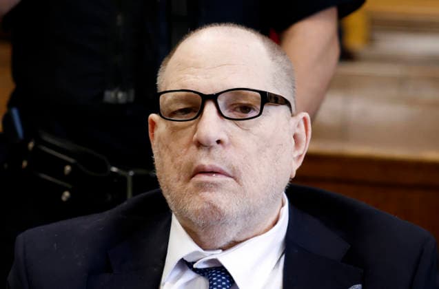 Former Hollywood film producer Harvey Weinstein appears in Manhattan Supreme Court for his retrial in New York City on Wednesday April 29, 2026 The retrial of Weinstein for a rape charge on which a jury was previously deadlocked began on April 14. He will remain imprisoned for other offenses regardless of the verdict. Weinstein is accused of the third-degree rape of Jessica Mann, who starred in the 2015 romantic comedy This Isn t Funny.  NYP20260429104 JOHNxANGELILLO
