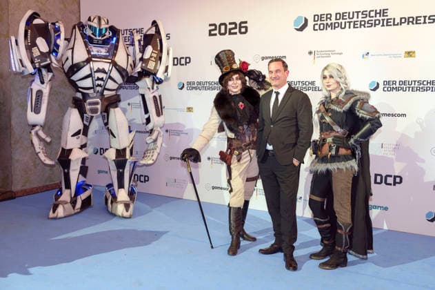 Sönke Möhring at the presentation of the German Computer Game Award 2026 in the Herkulessaal of the Munich Residence, 29 04 2026 Foto:xN.xKolinzx xFuturexImagex computerspielpreis_6429