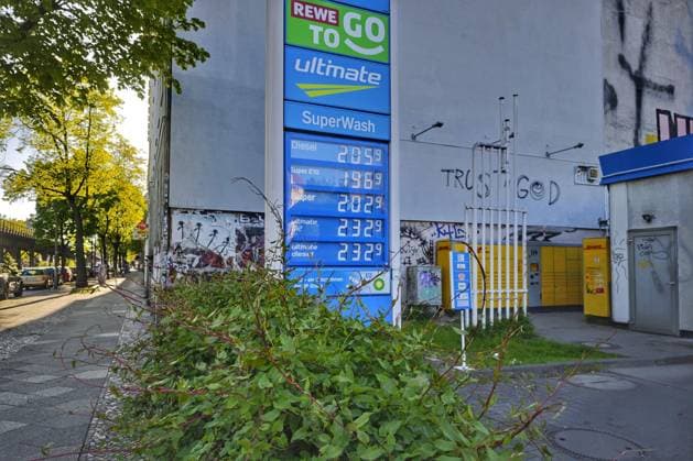 Berlin, Germany, 01 05 2026 Price board at an Aral filling station on the morning of May 1 after the so-called fuel discount came into effect Copyright: xdtsxNachrichtenagenturx dts_117227