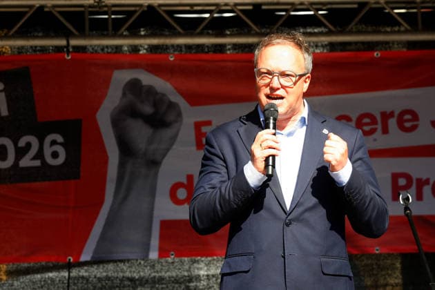 Labor Day Erfurt, 01 05 2026 Prime Minister of Thuringia Mario Voigt at the Labor Day rally on 1 May on the Erfurt Anger Thuringia Germany Copyright: xMarioxGentzelx