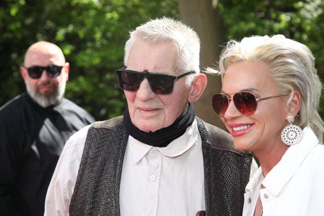 Heinz Hoenig with wife Annika Kärsten Hoenig at the Bild Renntag 2026 at the Gelsenkirchen trotting track Gelsenkirchen, 01 05 2026 Copyright: xAgenturxMatthiasxWehnertx xM.xGränzdörferx