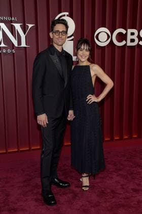 Justin Peck, Patricia Delgado at arrivals for The American Theatre Wing?s 78th Annual Tony Awards - Part 2, Radio City Music Hall at Rockefeller Center, New York, NY, June 08, 2025. Photo By: Kristin Callahan Everett Collection2508E02 KH125 PUBLICATIONXNOTxINxCANxCHNxFRAxITAxJPNxNORxPOLxRUSxESPxUKxUSA Copyright: xx 2508E02 KH125 2508E02_KH125_H