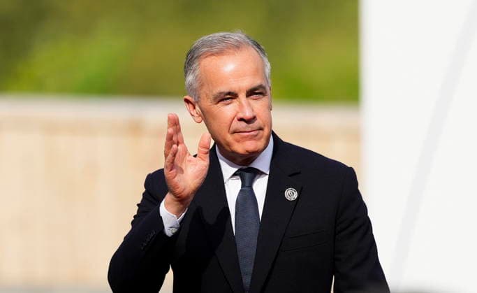 May 4, 2026, Yerevan, Armenia: Prime Minister Mark Carney arrives to the 8th European Political Community Summit in Yerevan, Armenia, on Monday, May 4, 2026. Yerevan Armenia  - ZUMAc35_ 20260504_zaf_c35_007 Copyright: xSeanxKilpatrickx