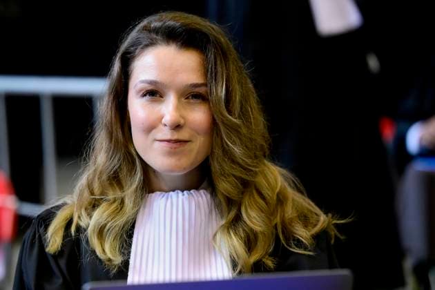 Paolo and Antonino Falzone Trial 04 05 2026 MONS, BELGIUM - MAY 04 : Day 1 of the trial lawyer Gwenaëlle Bombart pictured on May 4, 2026 in Mons, Belgium, 04 05 2026 Mons Belgium  Copyright: xPhilipxReynaersx