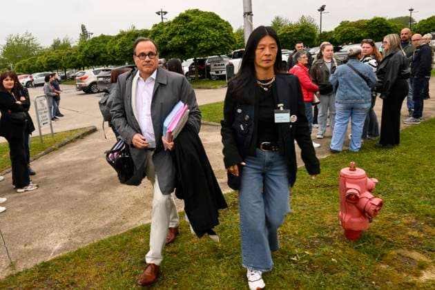 Paolo and Antonino Falzone Trial 04 05 2026 MONS, BELGIUM - MAY 04 : Day 1 of the trial lawyer Jean-Philippe Mayence pictured on May 4, 2026 in Mons, Belgium, 04 05 2026 Mons Belgium  Copyright: xPhilipxReynaersx