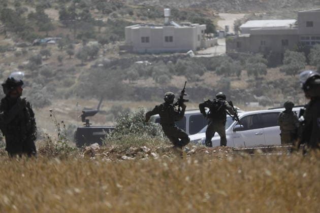 Israeli forces demolish Palestinian home in Hebron-area village Israeli army forces, accompanied by bulldozers, demolish a Palestinian home in the village of al-Deirat, east of Yatta, south of Hebron in the West Bank, on May 4, 2026. The demolition left a family, including children, displaced, as the operation was carried out under military presence that prevented residents from approaching, amid ongoing demolitions in various areas across the West Bank. Photo by Mamoun Wazwaz apaimages Hebron West Bank Palestinian Territory 040526_Hebron_MW_00(30) Copyright: xapaimagesxMamounxWazwazx xapaimagesx