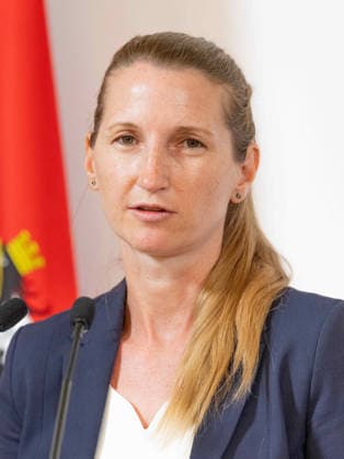 20260504 Lagebericht zum Verfassungsschutz mit dem Innenminister WIEN, OESTERREICH - MAI 4: Direktorin Sylvia Mayer (Direktion Staatsschutz und Nachrichtendienst) beim Lagebericht - zum Verfassungsschutz mit dem Innenminister im Bundesministerium fuer Inneres am 4. Mai 2026 in Wien, Oesterreich. 260504_SEPA_10_034 Copyright: xMichaelxIndrax SEPAxMedia