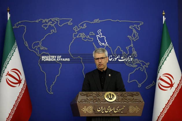 Spokesperson for the Ministry of Foreign Affairs of Iran Esmail Baghaei TEHRAN, IRAN - MAY 4: Spokesperson for the Ministry of Foreign Affairs of Iran Esmail Baghaei attends a press conference at Ministry of Foreign Affairs in Tehran, Iran on May 4, 2026. Fatemeh Bahrami Anadolu Tehran Iran. Editorial use only. Please get in touch for any other usage.  Copyright: x2026xAnadoluxFatemehxBahramix