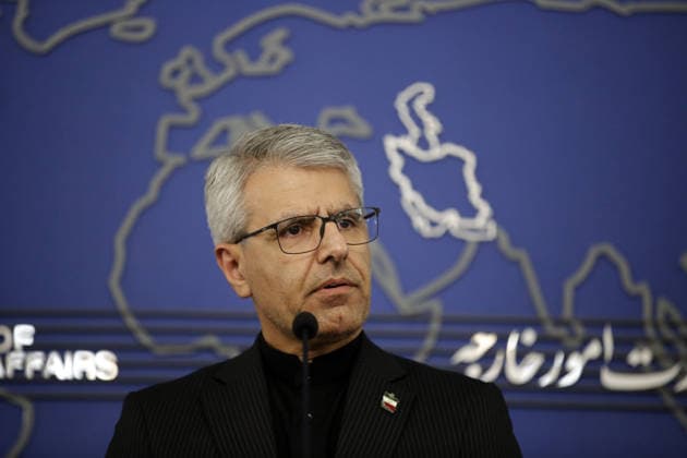 Spokesperson for the Ministry of Foreign Affairs of Iran Esmail Baghaei TEHRAN, IRAN - MAY 4: Spokesperson for the Ministry of Foreign Affairs of Iran Esmail Baghaei attends a press conference at Ministry of Foreign Affairs in Tehran, Iran on May 4, 2026. Fatemeh Bahrami Anadolu Tehran Iran. Editorial use only. Please get in touch for any other usage.  Copyright: x2026xAnadoluxFatemehxBahramix