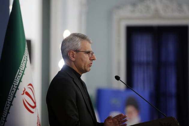 Spokesperson for the Ministry of Foreign Affairs of Iran Esmail Baghaei TEHRAN, IRAN - MAY 4: Spokesperson for the Ministry of Foreign Affairs of Iran Esmail Baghaei attends a press conference at Ministry of Foreign Affairs in Tehran, Iran on May 4, 2026. Fatemeh Bahrami Anadolu Tehran Iran. Editorial use only. Please get in touch for any other usage.  Copyright: x2026xAnadoluxFatemehxBahramix