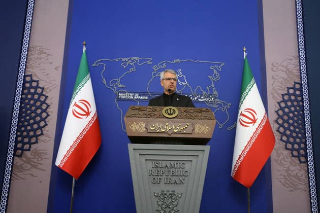 Spokesperson for the Ministry of Foreign Affairs of Iran Esmail Baghaei TEHRAN, IRAN - MAY 4: Spokesperson for the Ministry of Foreign Affairs of Iran Esmail Baghaei attends a press conference at Ministry of Foreign Affairs in Tehran, Iran on May 4, 2026. Fatemeh Bahrami Anadolu Tehran Iran. Editorial use only. Please get in touch for any other usage.  Copyright: x2026xAnadoluxFatemehxBahramix