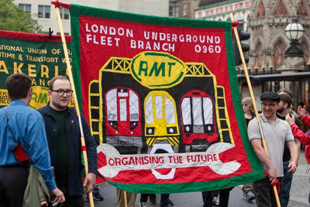 . 04 05 2026. London, United Kingdom. London May Day March. The annual London May Day March from Clerkenwell Green to Trafalgar Square.where a rally is held.  xMartynxWheatleyx xi-Imagesx IIM-26745-0015