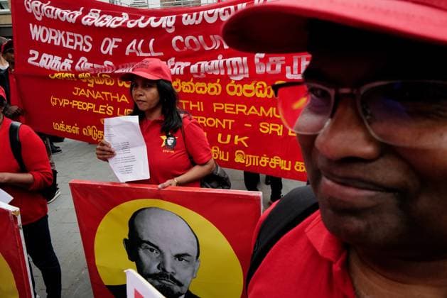 London Hosts Annual May Day March and Rally People gather in London for the annual May Day March and Rally on the Early May bank holiday, Monday, 4 May 2026. London England United Kingdom Copyright: xJoaoxDanielxPereirax