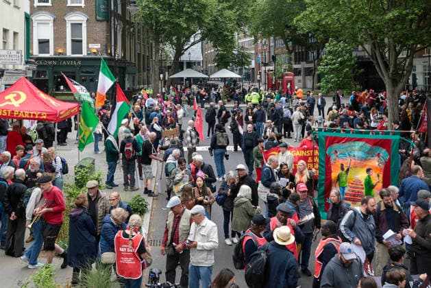. 04 05 2026. London, United Kingdom. London May Day March. The annual London May Day March from Clerkenwell Green to Trafalgar Square.where a rally is held.  xMartynxWheatleyx xi-Imagesx IIM-26745-0023