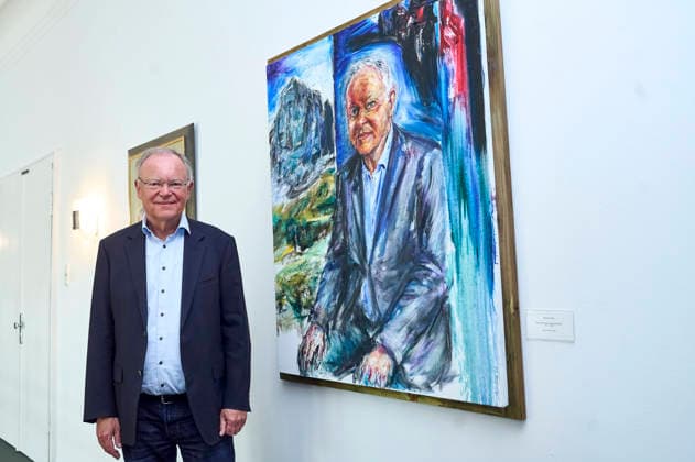 Stephan Weil at the unveiling of his portrait in the ancestral gallery of the State Chancellery of Lower Saxony Hanover, 04 05 2026 Foto:xU.xStammx xFuturexImagex weil_6523
