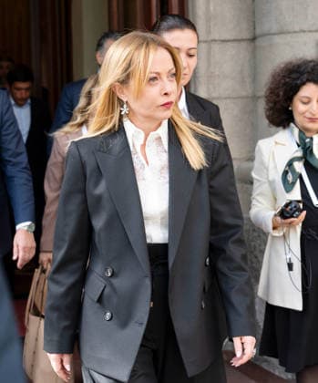 May 4, 2026, Yerevan, Rome, Armenia: Prime Minister Giorgia Meloni arrives at the Karen Demirchyan Sports and Concert Complex, venue of the Summit proceedings on the occasion of the VIII Summit of the European Political Community in Yerevan, 04 05 2026 Yerevan Armenia  - ZUMAa289 20260504_zia_a289_177 Copyright: xChigixPressxOfficex