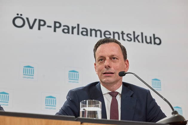 Vienna 05 05 2026 New ÖVP parliamentary group leader Gödl This morning, following the resignation of ÖVP parliamentary group leader Woeginger, a new ÖVP parliamentary group leader was elected PHOTO the new parli