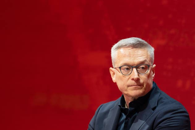Karsten Wildberger, Federal Minister for Digitization and State Modernization, on the BILD Stage in an interview OMR26 Festival in Hamburg, BILD Stage by Axel Springer Verlag, Hamburg Hamburg Deutschland Messe