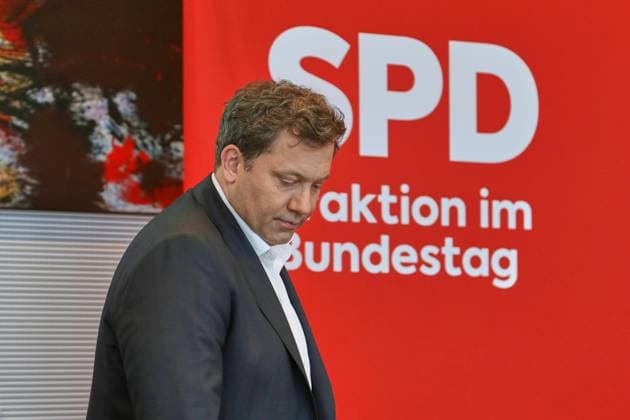 Berlin, Germany, 05 05 2026 German Bundestag SPD Parliamentary Group Meeting Federal Minister of Finance Lars Klingbeil SPD Copyright: xdtsxNachrichtenagenturx dts_117729