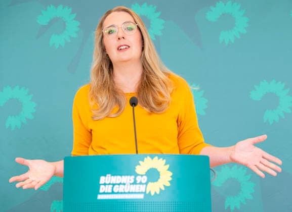 Katharina Dröge EUR, Germany, Berlin, 05 05 2026 Press statement by Katharina Dröge Chairwoman of the B90 The Greens parliamentary group before the parliamentary group meeting in the German Bundestag