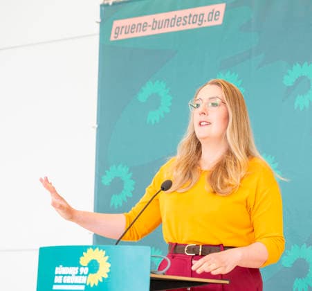 Katharina Dröge EUR, Germany, Berlin, 05 05 2026 Press statement by Katharina Dröge Chairwoman of the B90 The Greens parliamentary group before the parliamentary group meeting in the German Bundestag
