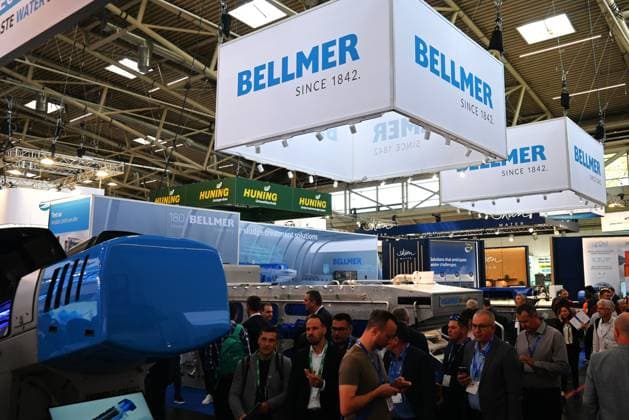 IFAT Munich 2026 is the worlds leading trade fair for water, sewage, waste and raw materials management The trade fair takes place every two years at the exhibition center in Munich Riem Photo Bellmer GmbH stand
