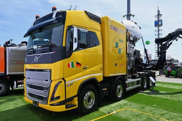 IFAT Munich 2026 is the worlds leading trade fair for water, sewage, waste and raw materials management The trade fair takes place every two years at the exhibition center in Munich Riem Photo Volvo FH Truck at the Cappellotto S p A stand