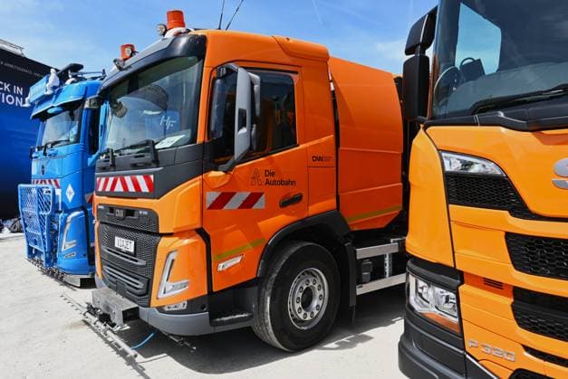 IFAT Munich 2026 is the worlds leading trade fair for water, sewage, waste and raw materials management The trade fair takes place every two years at the exhibition center in Munich Riem Photo Faun Viajet superstructure, Designwerk Technologies AG Truck Design Plant E Truck MC 450E The highway