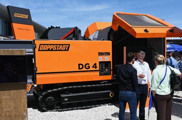IFAT Munich 2026 is the worlds leading trade fair for water, sewage, waste and raw materials management The trade fair takes place every two years at the exhibition center in Munich Riem Photo Doppstadt DG4