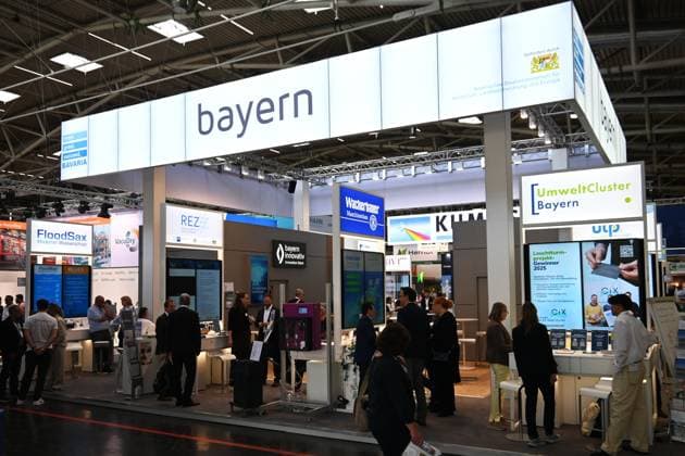 IFAT Munich 2026 is the worlds leading trade fair for water, sewage, waste and raw materials management The trade fair takes place every two years at the exhibition center in Munich Riem Photo booth of Bavaria, Bavarian State Ministry of Economic Affairs, Regional Development and Energy