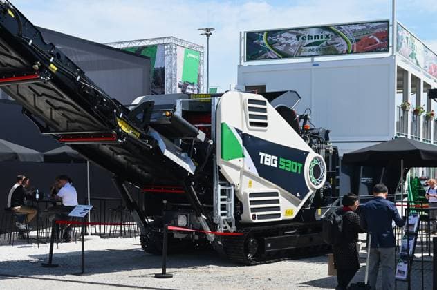IFAT Munich 2026 is the worlds leading trade fair for water, sewage, waste and raw materials management The trade fair takes place every two years at the exhibition center in Munich Riem Photo exhibition stand, Ecotec TGB 530T, A Terex Brand