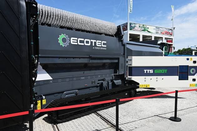 IFAT Munich 2026 is the worlds leading trade fair for water, sewage, waste and raw materials management The trade fair takes place every two years at the exhibition center in Munich Riem Photo exhibition stand, Ecotec TTS 620T, A Terex Brand