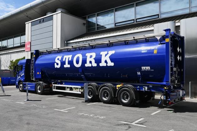 IFAT Munich 2026 is the worlds leading trade fair for water, sewage, waste and raw materials management The trade fair takes place every two years at the exhibition center in Munich Riem Photo MAN truck tractor unit of the Stork Group Stork Umweltdienste GmbH