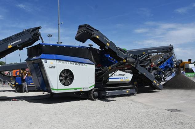 IFAT Munich 2026 is the worlds leading trade fair for water, sewage, waste and raw materials management The trade fair takes place every two years at the exhibition center in Munich Riem Photo Kleemann Mobirex Neo