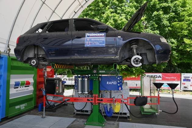 IFAT Munich 2026 is the worlds leading trade fair for water, sewage, waste and raw materials management The trade fair takes place every two years at the exhibition center in Munich Riem Photo PKW Recycling