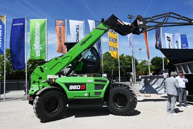 IFAT Munich 2026 is the worlds leading trade fair for water, sewage, waste and raw materials management The trade fair takes place every two years at the exhibition center in Munich Riem Photo Sennebogen 360G