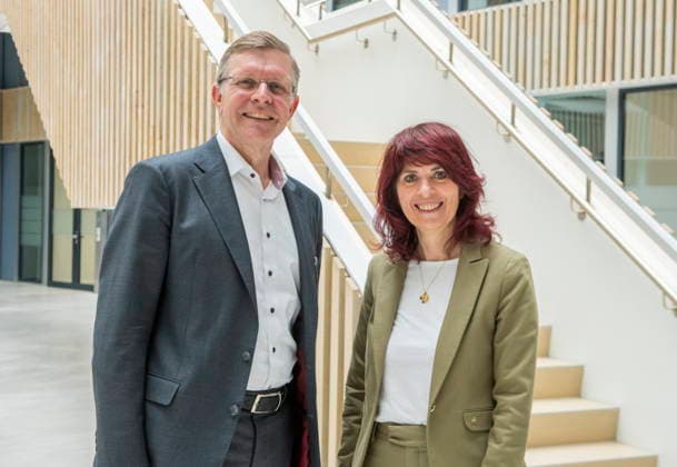 Annual press conference 2026 of the Saar Savings Banks Association on Tuesday 05 05 2026 in Saarbrücken In the picture from left Dr Christian Molitor, Managing Director of the Saar Savings Banks Association, and Cornelia Hoffmann Bethscheider, President of the Saar Savings Banks Association bub