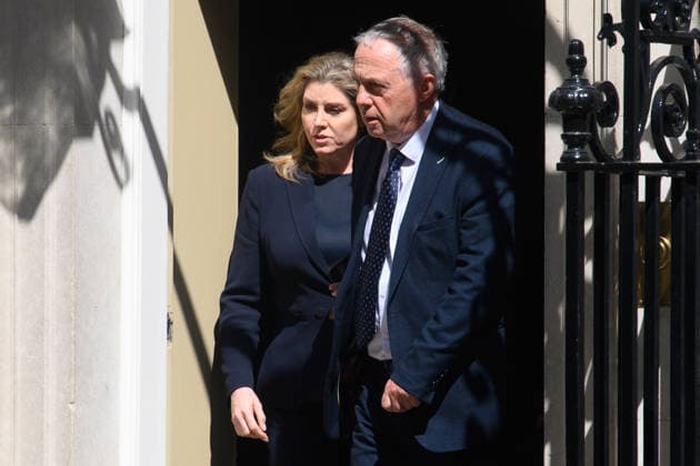 Antisemitism Meeting in Downing Street, London, UK - Tuesday 5 May 2026 Penny Mordaunt and Lord Mann departs an Antisemitism Meeting in Downing Street, London, England, UK on Tuesday 5 May, 2026., Credit:Justin Ng Avalon UK, England, London, Downing Street Copyright: xJustinxNgx xAvalonx 1096687671