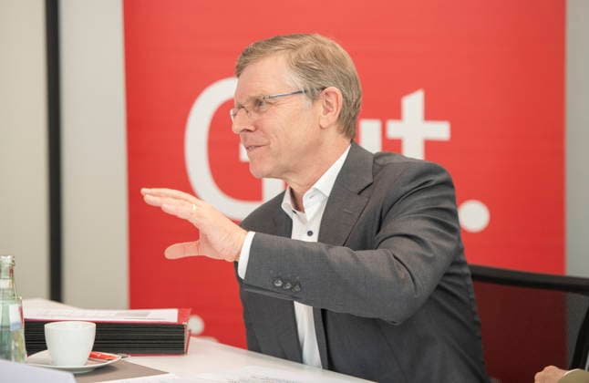 Annual press conference 2026 of the Saar Savings Banks Association on Tuesday 05 05 2026 in Saarbrücken In the picture Dr Christian Molitor, Managing Director of the Saar Savings Banks Association bub