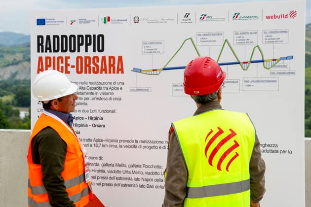 Breakthrough Achieved at Rocchetta Tunnel on Naples Bari Line The breakthrough of the final tunnel face in the Rocchetta Tunnel on the Apice Hirpinia section of the new Naples Bari high-speed and high-capacity line in Apice, Benevento on March, 5 2026. ABP16177 Copyright: xAntonioxBalascox