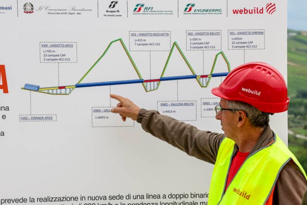 Breakthrough Achieved at Rocchetta Tunnel on Naples Bari Line The breakthrough of the final tunnel face in the Rocchetta Tunnel on the Apice Hirpinia section of the new Naples Bari high-speed and high-capacity line in Apice, Benevento on March, 5 2026. ABP16214 Copyright: xAntonioxBalascox