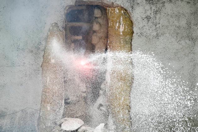 Breakthrough Achieved at Rocchetta Tunnel on Naples Bari Line The breakthrough of the final tunnel face in the Rocchetta Tunnel on the Apice Hirpinia section of the new Naples Bari high-speed and high-capacity line in Apice, Benevento on March, 5 2026. ABP16972 Copyright: xAntonioxBalascox