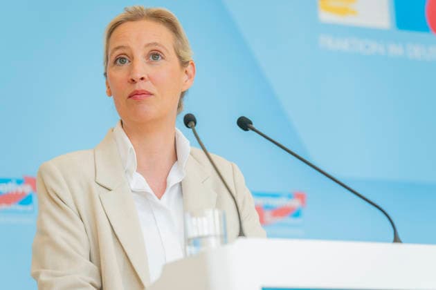Alice Weidel EUR, Germany, Berlin, 05 05 2026 Press statement Alice Weidel Co-Chairwoman of the AfD parliamentary group in the Bundestag