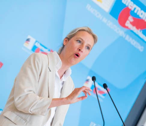 Alice Weidel EUR, Germany, Berlin, 05 05 2026 Press statement Alice Weidel Co-Chairwoman of the AfD parliamentary group in the Bundestag