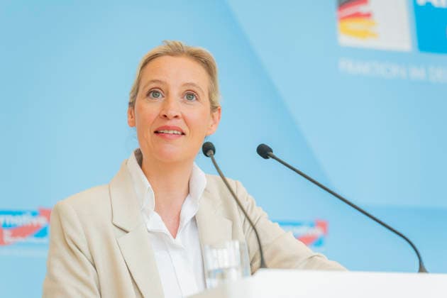 Alice Weidel EUR, Germany, Berlin, 05 05 2026 Press statement Alice Weidel Co-Chairwoman of the AfD parliamentary group in the Bundestag