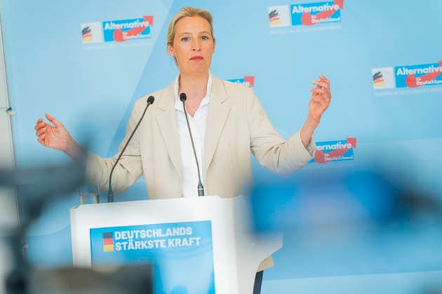 Alice Weidel EUR, Germany, Berlin, 05 05 2026 Press statement Alice Weidel Co-Chairwoman of the AfD parliamentary group in the Bundestag