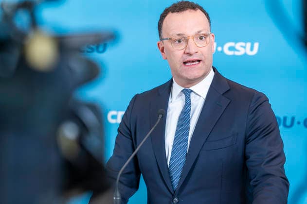 Jens Spahn EUR, Germany, Berlin 05 05 2026 Press statement before the parliamentary group meeting with the Chairman of the CDU CSU parliamentary group in the Bundestag, Jens Spahn