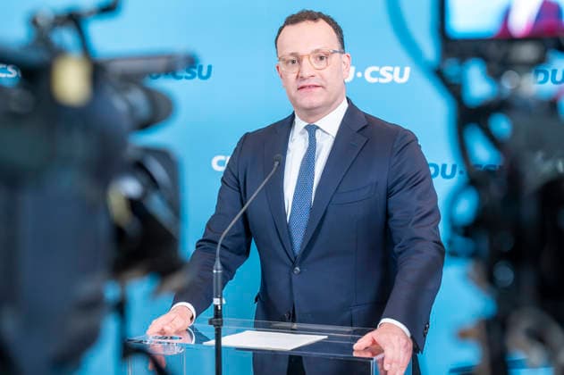Jens Spahn EUR, Germany, Berlin 05 05 2026 Press statement before the parliamentary group meeting with the Chairman of the CDU CSU parliamentary group in the Bundestag, Jens Spahn